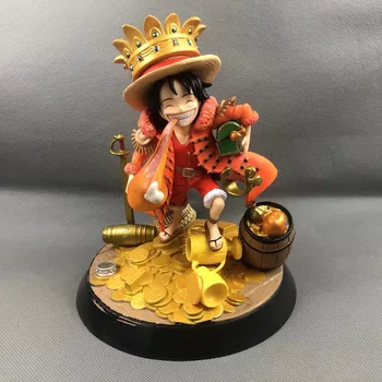 

One Piece KM Monkey D Luffy Fat Resin Figure Model SD GK Collector Statue Figura