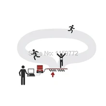 США 902-928 мГц марафон RFID обуви тег label epc gen2 ISO18000-6C/пассивный спортсменов обуви тег одноразовые для Бег