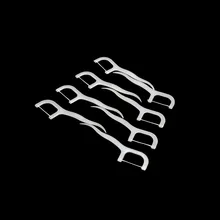 50 шт. зубная нить Flosser выбирает зубы Зубочистки чистка зубов Уход за полостью рта 7,5 см