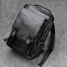 Мужской рюкзак Mochila для компьютера, модный кожаный рюкзак для женщин и мужчин, высококачественный походный рюкзак для ноутбука, водонепроницаемый для школы для подростка, сумка