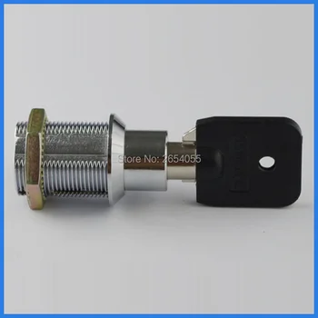 

5 pcs 23mm hot sale cylinderical cabinet wardrobe push lock with different keys