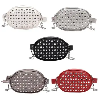 

1Pcs Women Fashion Small Shoulder Bag Chain Handbag Ladies Waist Bags Leather Crossbody Phone Pouch PU