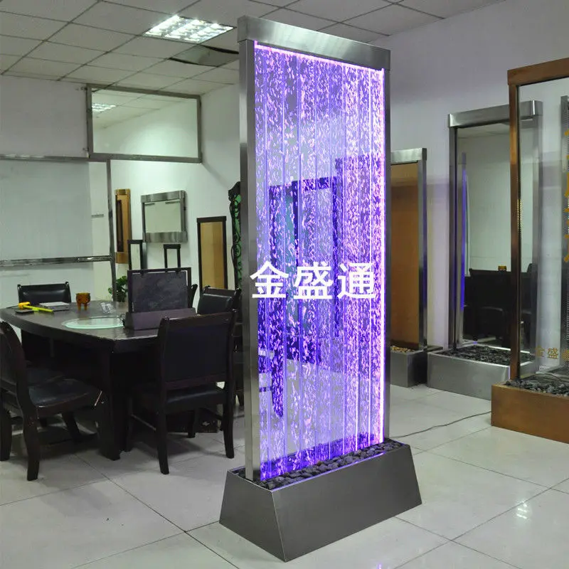 Светодиодный настенный светильник для свадебного торжества с пузырьками, разделитель для стен, экран для водяных пузырей, фонтан с пузырьками