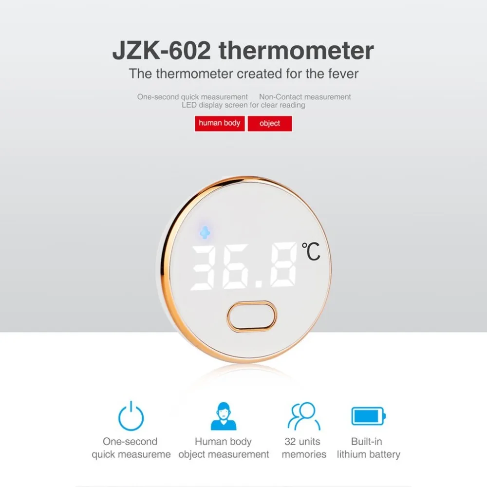 

USB Rechargeable Infrared Thermometer Non-contact Forehead Digital LED Temperature Meter Portable Baby Adults Thermometer