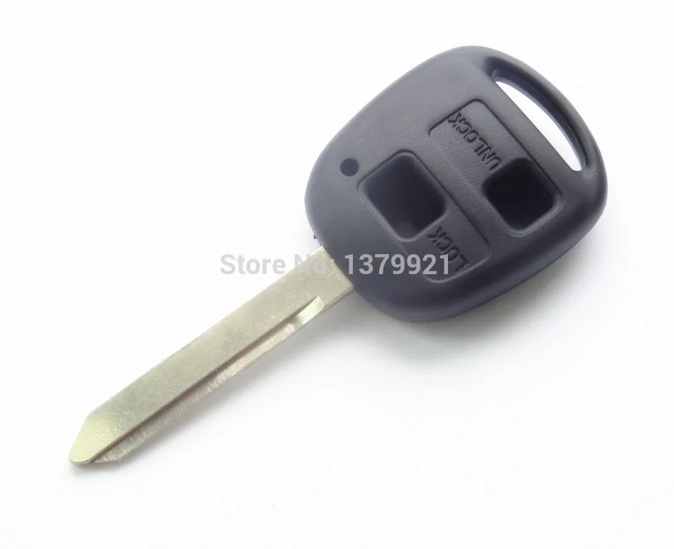 Replacement Blank Remote Key Shell Case for Toyota Avensis Yaris Auris 2 Buttons Key Cover case