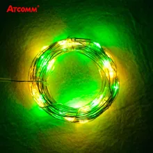 5 в USB светодиодный Праздничные рождественские гирлянды медная проволочная гирлянда Сказочный свет 10 м Guirlande Lumineus домашняя гирлянда Navidad дерево вечерние лампы