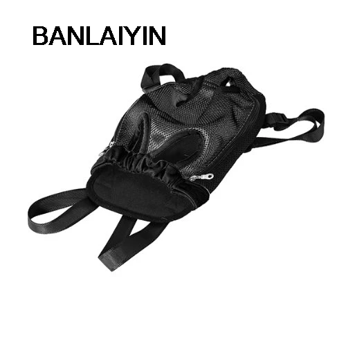 

WholeTide 10* PLASTIC BAG BACKPACK WASHABLE FOR DOG BLACK SIZE L