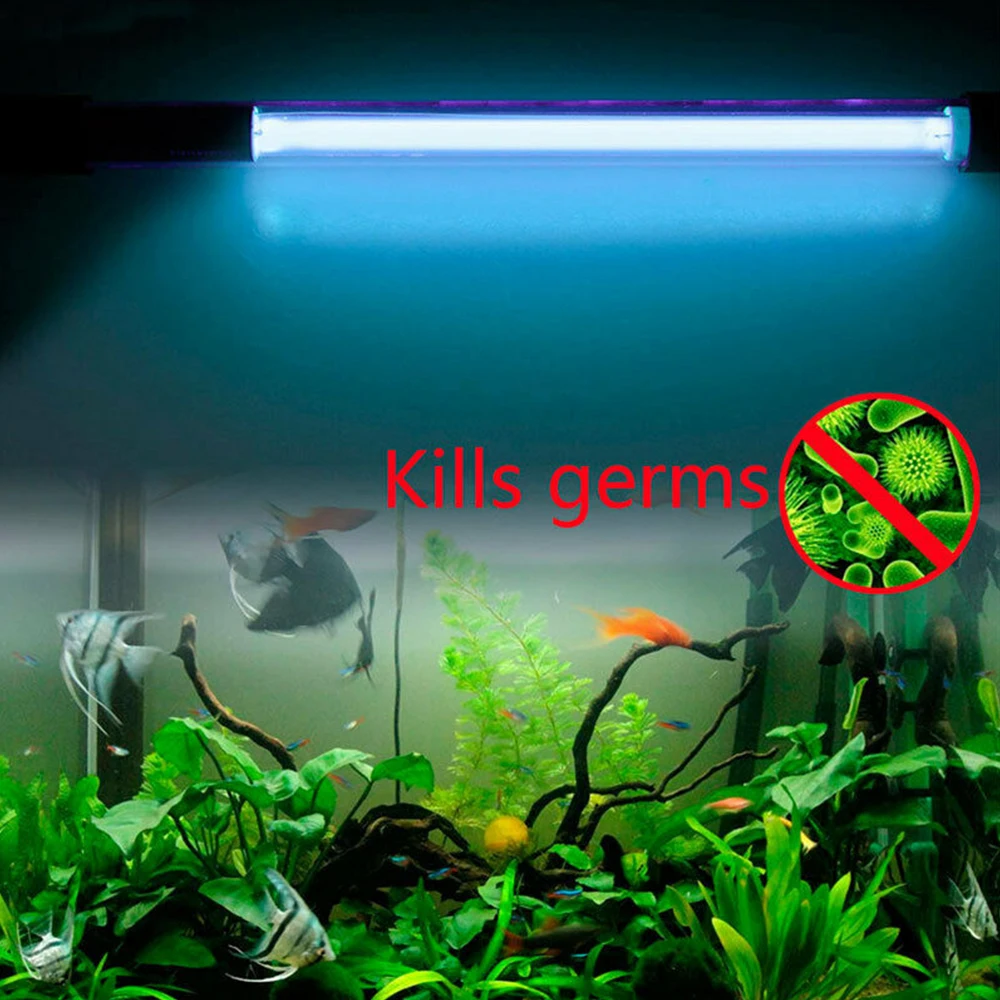

Aquarium UVC Lamp Lights Sterilizer UV Lamp Aquarium Lighting Fish Tank Bactericide UV Disinfection Water Treatment Purifier