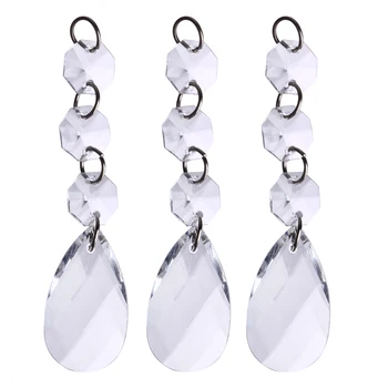 

60pcs Acrylic Crystal bead luxury curtain Pendant Wedding decoration Home Partition