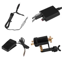 Перманентный макияж комплект татуировки питание педаль роторная татуировка машина Оружейная кобура шнур микроблейдинг бровей Набор татуировок поставка