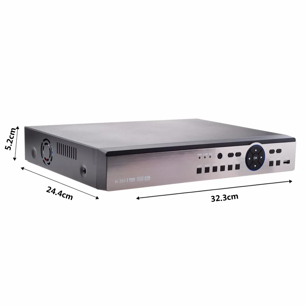 16Ch AHD DVR 4MP AHD CVI TVI DVR CCTV видео рекордер Гибридный DVR NVR HVR 5 в 1 4MP IP/CVBS/AHD/CVI/TVI камера видео рекордер