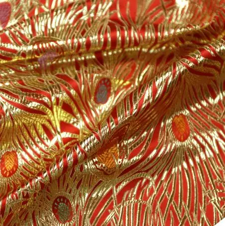 Костюм из парчовой ткани 75 см * 100 вечернее свадебное платье детская одежда кимоно