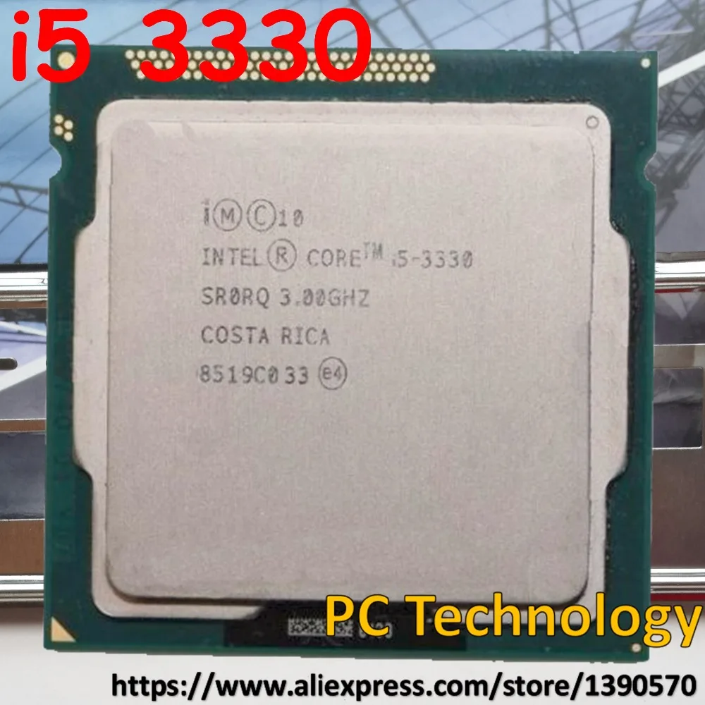 Original Intel i5 3330 i5 3330 3.2GHz CPU 6M LGA1155 77W desktop Quad