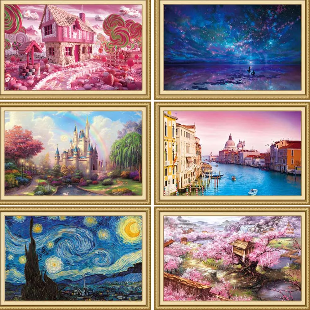 

Hot Sale 1000 Slice Small Piece Puzzle Toy Children World famous building and city Puzzle Jigsaw Baby Toys for Kids Gift