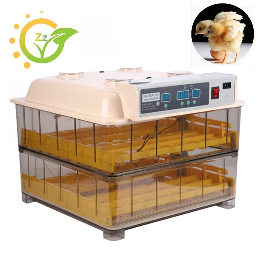 Auto Hatchers for chicken quail bird eggs 96 incubator electric digital