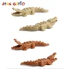 Animal Building Blocks Model Crocodile Leopard Educational Games Figure Brick Toys for Children Kids 4