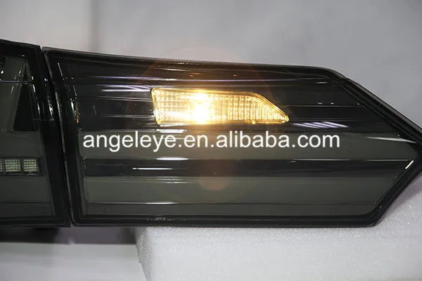 Для TOYOTA для Corolla светодиодный задний фонарь Altis черного Дымчатого Цвета год YZ