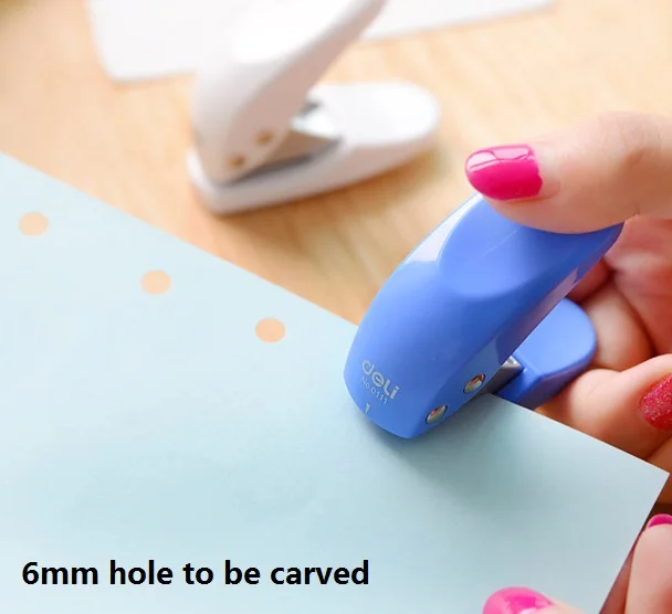 

For Notebook DIY Stationery Punch Tool Accessory Paper Hole Puncher Gift Card Cutter Scrapbook