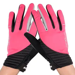 1 пара велосипедных перчаток Зима Открытый полный палец ветрозащитный сенсорный экран велосипедные перчатки для мужчин женщин