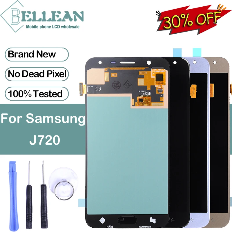 

Dinamico Promotion J720 J720F Display Replacement For Samsung Galaxy J7 2018 Duo Lcd With Touch Screen Digitizer Assembly+Tools