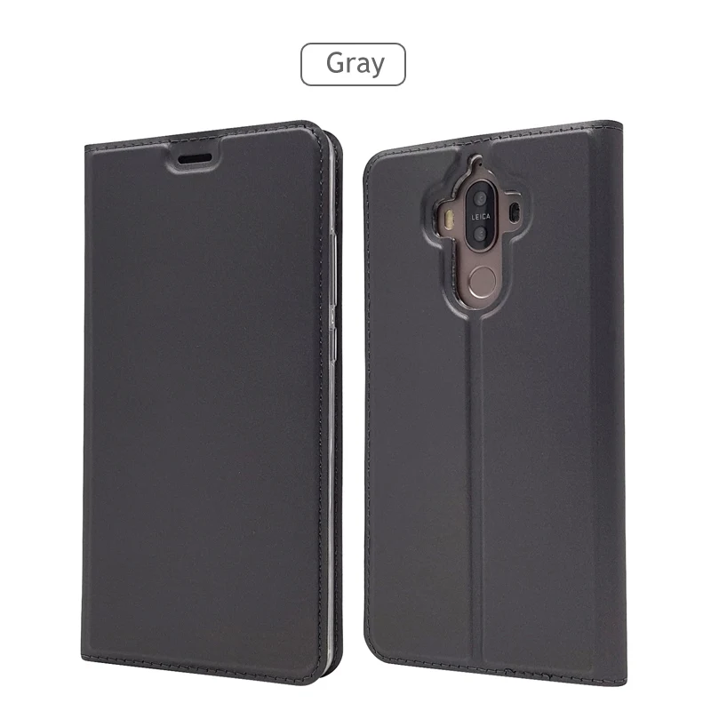 Gray ZROTEVE чехол для huawei mate 9 Pro Чехол-книжка кожаный Coque mate 9 Lite чехол-подставка для huawei mate 9 Lite Pro чехол s - Цвет: Gray