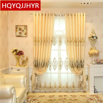 

2010 Custom Made European Royal Luxury Curtains for Living Room Window Curtains for Bedroom/Kitchen Modern Sheer Voile Drapes