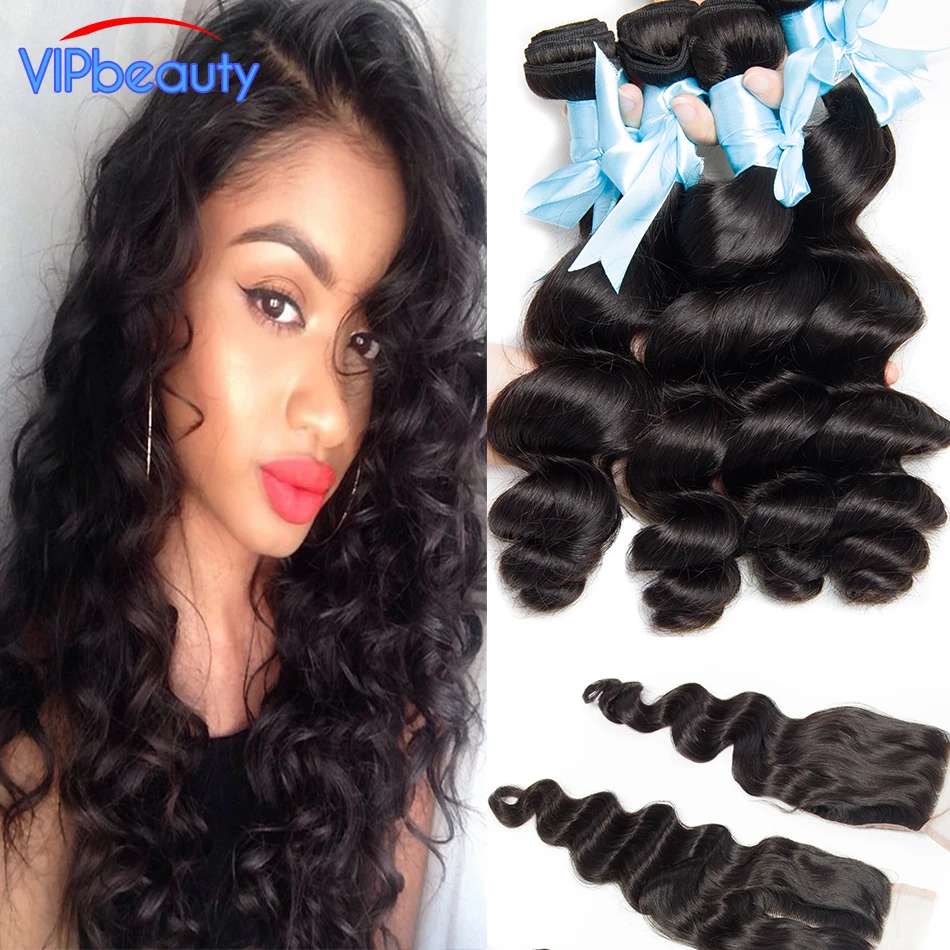 Aliexpress.com : Buy Loose Wave lace closure with human ...