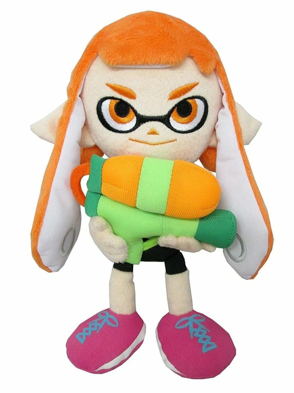

Little Buddy Splatoon 2 Female Girl Orange Inkling 9" Plush Doll Authentic