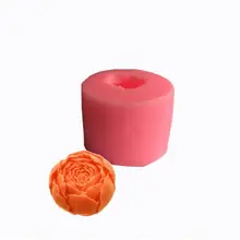 1 шт. 4,3*5,3 см Роза Форма Мыло Плесень силиконовые формы для шоколада лоток домашнее Изготовление DIY цветок мыло формы