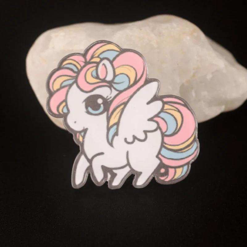 Кошка Собака слон Kawaii мультфильм Животные акриловые значки брошь значки рюкзак «сделай сам» Значки на одежду значок булавки аксессуары - Цвет: 4