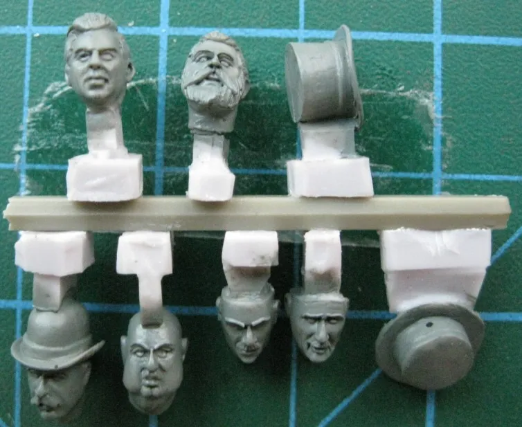 Голова британского войска Второй мировой войны 1:35 (6 фигурок) 03|wwii figures|1/35 headshead head |