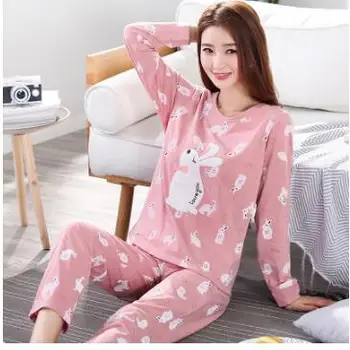 

big sleepwear women's 100% cotton lingerie plus size slacks bathrobe women's pajamas unicornio pijama costume