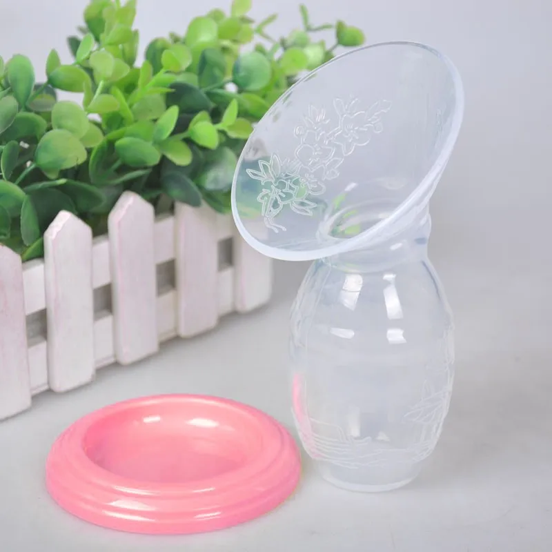 

Baby Feeding Manual Breast Pump Partner Breast Collector Automatic Correction Breast Milk Silicone Pumps USB PP BPA Free