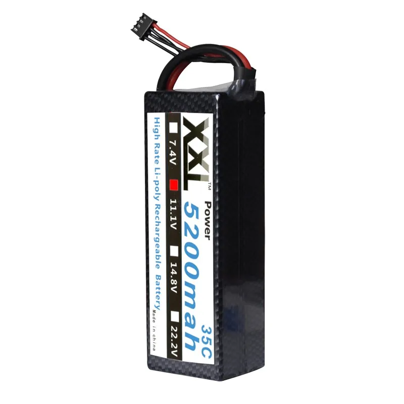 XXL Tplug Hard Case RC Car Battery 11.1V 5200MAH 35C 3S Quadcopters