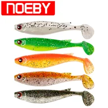 "4шт NOEBY S5485 мягкие рыболовные приманки 100 мм 8 г искусственный pesca Leurre Пече-де-Дюре Souples карповых рыб мягкие приманки рыбы Wobler на Wlure"