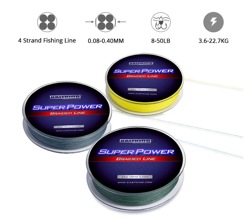 KastKing марка Плетеный Рыбалка линии 137 м 4 нити супер Мощность линии 8-50LB 0.08-0.40 мм Карп море pe комплексная Рыбалка линии