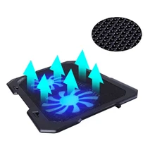 Topmate охлаждающая подставка под ноутбук Тетрадь стенд охлаждения ноутбук с 2 довольно вентилятор и синяя светодиодный свет для 11-1" для ноутбука