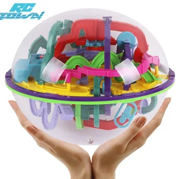 

LeadingStar Challenging Levels Magic 3D Maze Ball Interesting Labyrinth Puzzle Game Globe Toys zk30