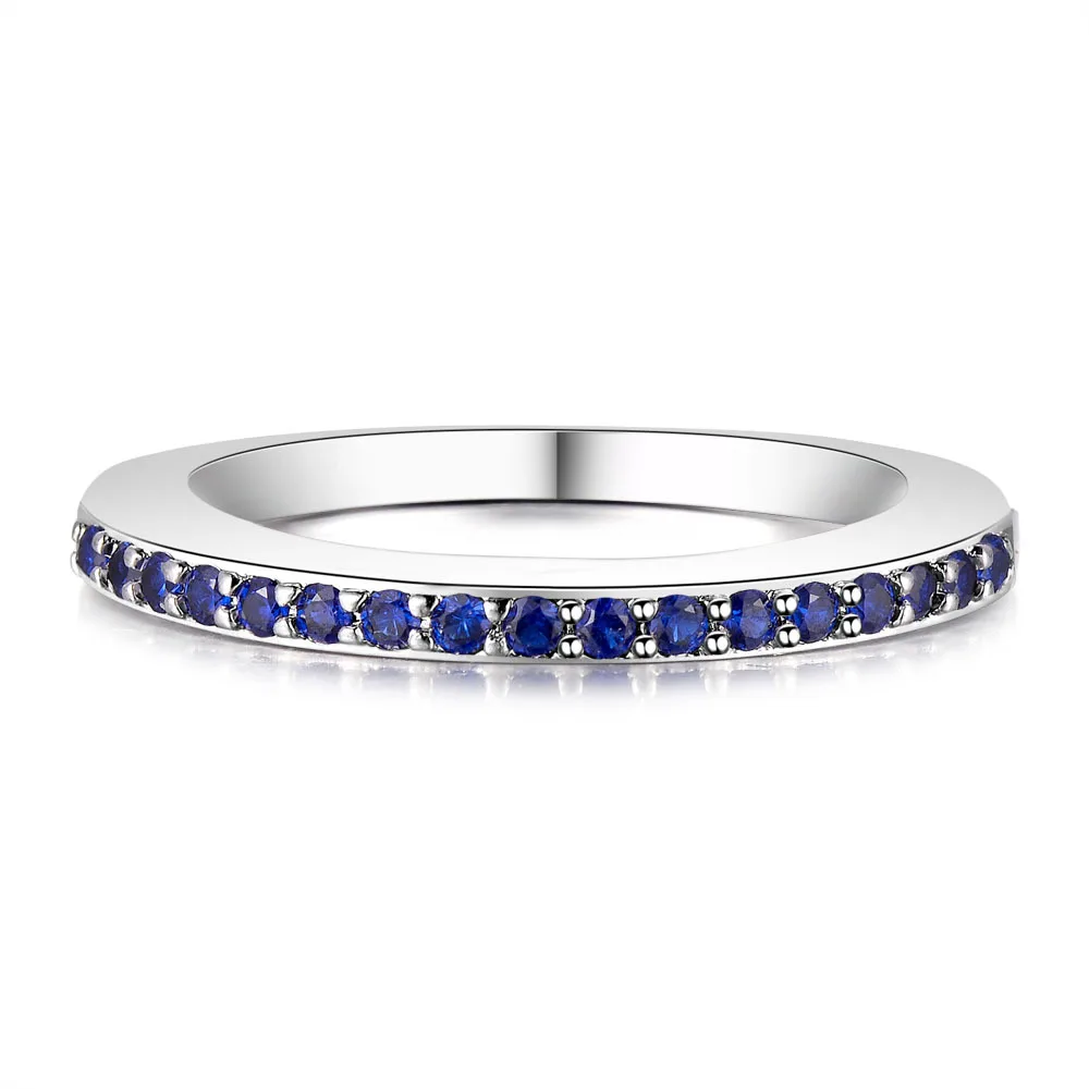Ring Blue Zircon Fashion UN-sex Rings for Lovers Valentine's Day Gift | Украшения и аксессуары