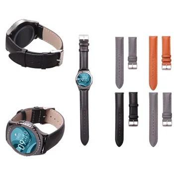 

20mm Genuine Leather Watch Strap Band For Samsung Galaxy Gear S2 Classic SM-R732 Wrist Watchband Replacement Straps
