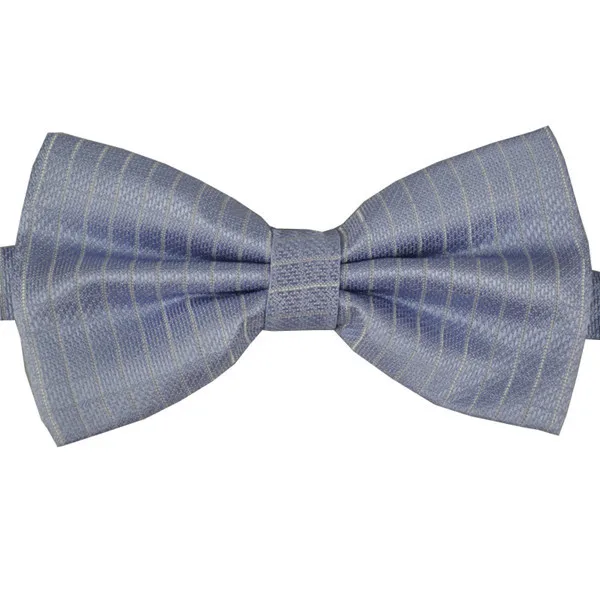 Брендовый однотонный цветной галстук-бабочка в полоску, модные галстуки-бабочки для отдыха, красные/синие/розовые/фиолетовые - Цвет: Небесно-голубой