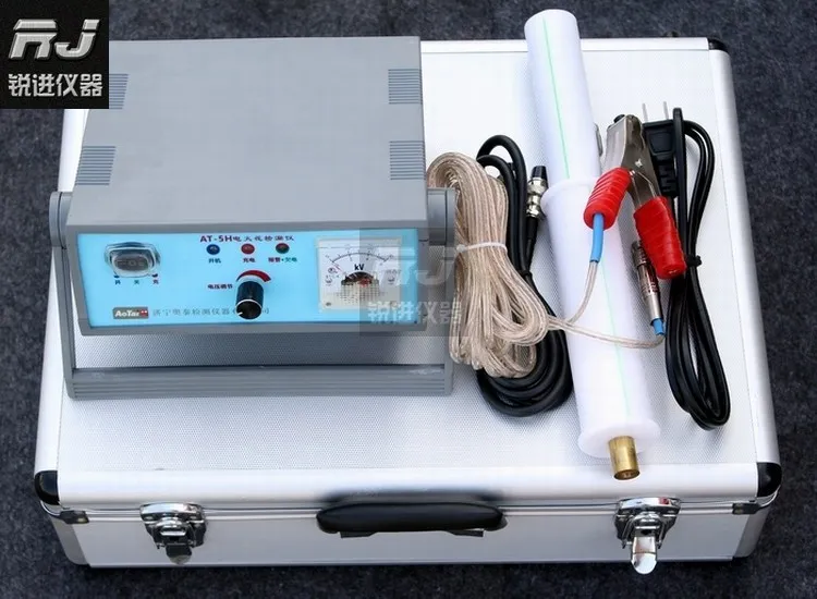 (AL) AT 5H electric spark detector / fluorine plastic lined pipe leak detector / pinhole tester