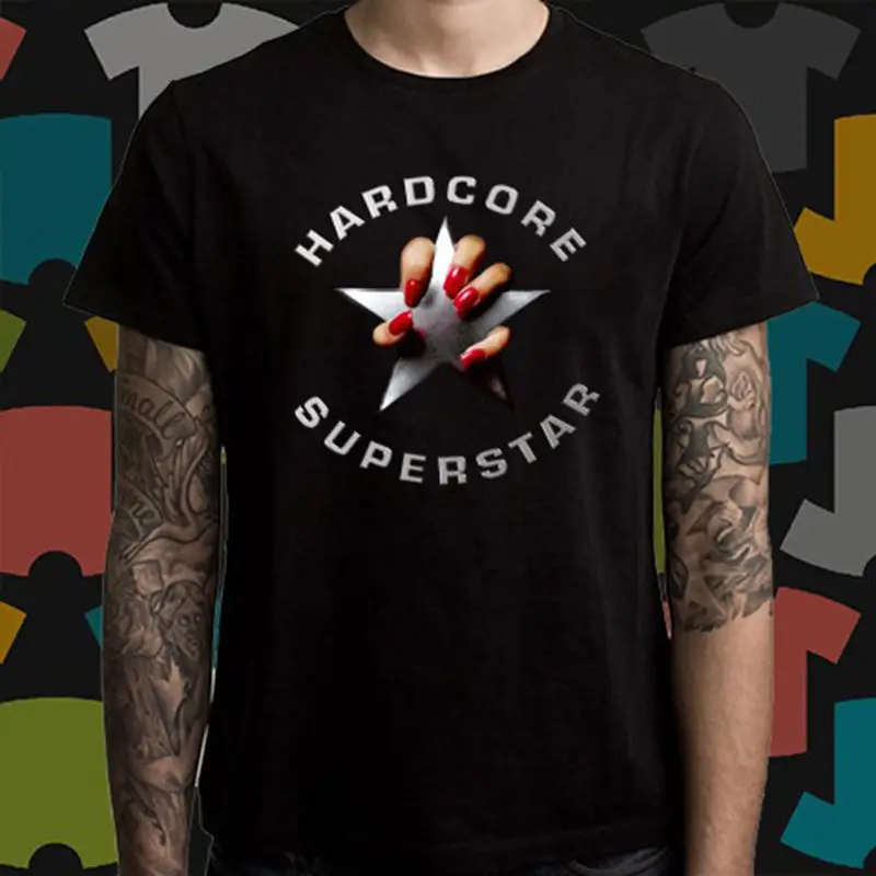 New Hardcore Superstar Hard Rock Band Logo Men's Black T-Shirt Size S to 3XL T Shirt Casual Short Sleeve For Men Clothing Summer New Hardcore Superstar Hard Rock Band Logo Men's Black T-Shirt Size S to 3XL T Shirt Casual Short Sleeve For Men Clothing Summer
