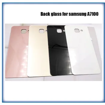 

10pcs Ekvinor New For Samsung GALAXY A7 2016 A710 Back Glass Cover Battery Cover Rear Door Housing With LOGO Replacement