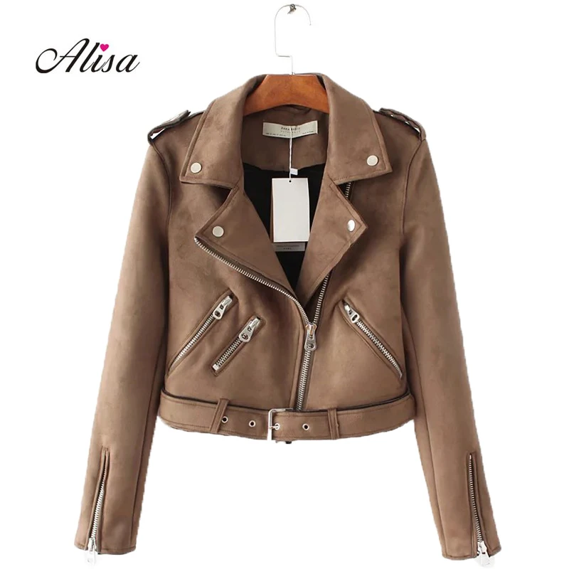 Aliexpress.com : Buy 2018 New Women Short Suede Jacket