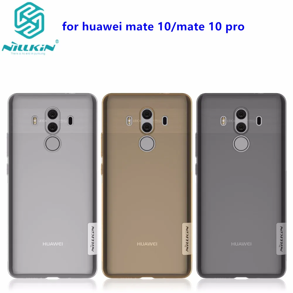 Чехол для huawei mate 10 NILLKIN Ультратонкий Прозрачный чехол из ТПУ с природой pro