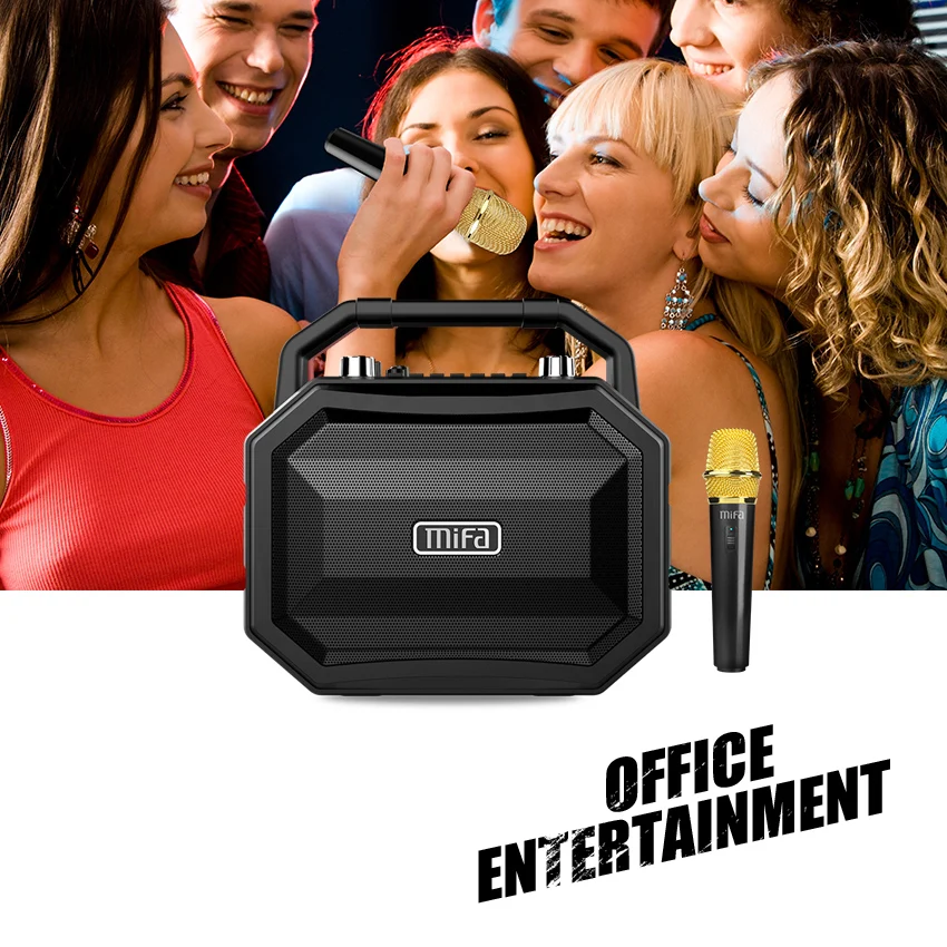 Mifa M520 Bluetooth колонка с беспроводным микрофоном мобильная Беспроводная для караоке