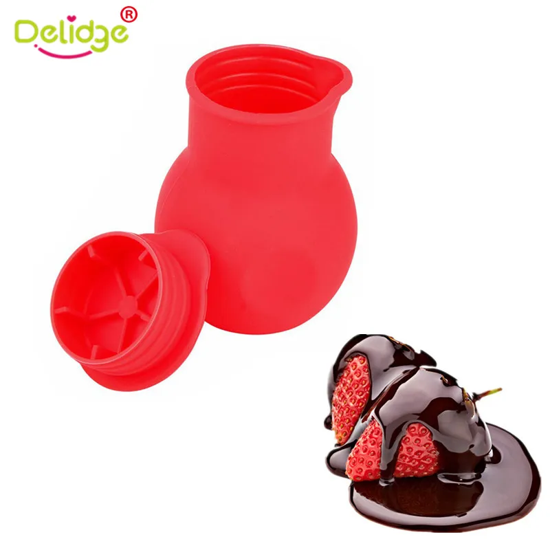 

Delidge 1pc Practical Silicone Chocolate Melting Pot Butter Heat Milk Pourer Jug Mould Butter Sauce Milk Baking Pouring