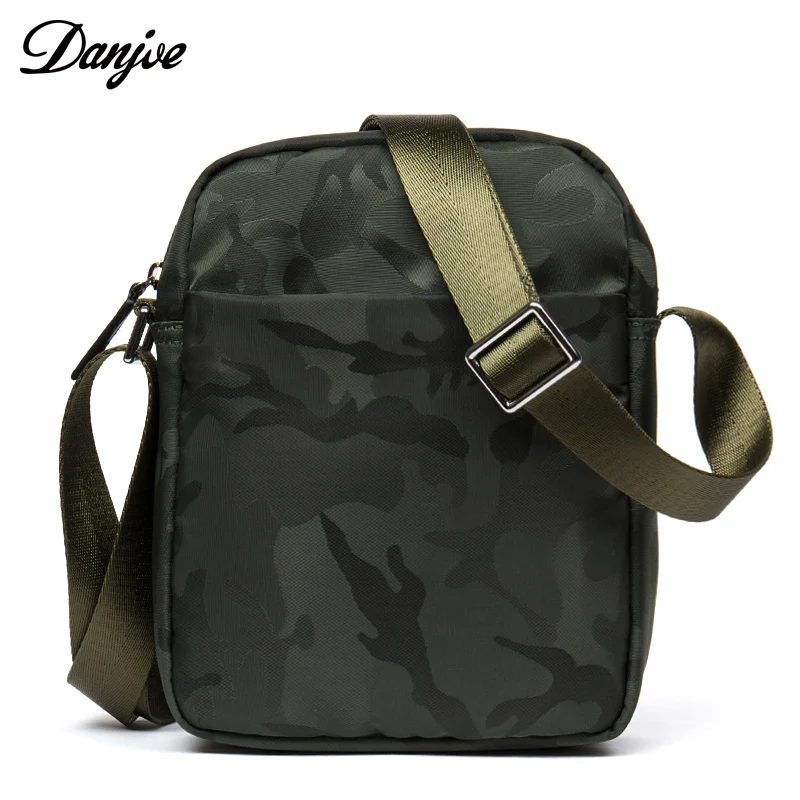 

DANJUE Male Messenger Bag Waterproof Oxford Daily Shoulder Bag Military Style Small Crossbody Bag Casual High Quality Men Bag