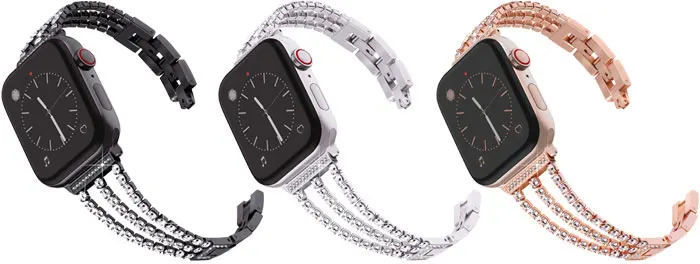 Bracelet Apple watch Femme Luxury Cristaux Diamond